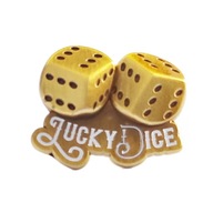PIN LUCKY DICE PIN TRUCK TAG ODZNAK PIN LUCKY DICE PIN TRUCK TAG ODZNAK