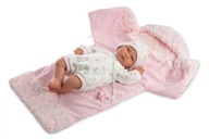 Bábika 74040 baby Bábika v ružovej detskej deke, 42 cm