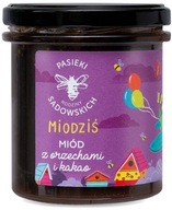 MIODZIŚ Med smotanový s orechmi a kakaom 410g MIODZIŚ Med smotanový s orechmi a kakaom 410g