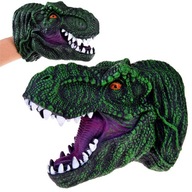 DINOSAUR T-REX Gumové rukavice Ručná bábka Dinosauria hlava