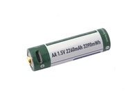 Keeppower AA batéria - 1,5V Li-ion s micro USB Keeppower AA batéria - 1,5V Li-ion s micro USB
