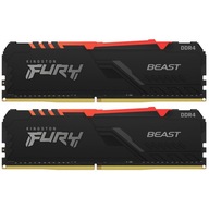 Pamäť RAM Kingston FURY 2x8GB 3200MHz Beast RGB
