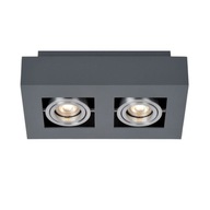 Stropné svietidlo Casemiro IT8002S2-BK/AL Italux Stropné svietidlo Casemiro IT8002S2-BK/AL Italux