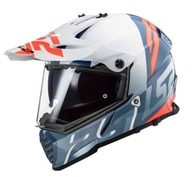 PRILBA LS2 MX436 PIONEER EVO EVOLVE WHITE COBALT XXL PRILBA LS2 MX436 PIONEER EVO EVOLVE WHITE COBALT XXL
