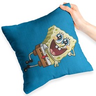 MODRÝ VANKÚŠ PRE DARČEK VANÚŠIKU SPONGEBOB + TEXT ZADARMO MODRÝ VANKÚŠ PRE DARČEK VANÚŠIKU SPONGEBOB + TEXT ZADARMO