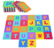 PENOVÁ PODLOŽKA PUZZLE VEĽKÉ PÍSMENA 26 kusov 30x30cm PENOVÁ PODLOŽKA PUZZLE VEĽKÉ PÍSMENA 26 kusov 30x30cm