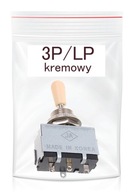 Kera 3-polohový gitarový prepínač LP krém