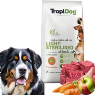 Tropidog Light / Sterilized 12 kg Krmivo pre psov Tropidog Light / Sterilized 12 kg Krmivo pre psov