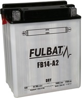 Batéria Fulbat YB14-A2 DRY FB14-A2 12V 14,7Ah 165A Batéria Fulbat YB14-A2 DRY FB14-A2 12V 14,7Ah 165A
