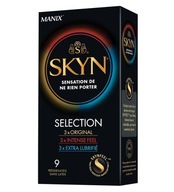 Kondómy SKYN Selection 9 kusov 3 druhy
