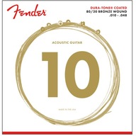 Struny na gitaru Fender. akustické 80/20 Potiahnuté 10-48 Struny na gitaru Fender. akustické 80/20 Potiahnuté 10-48