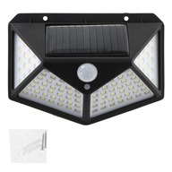 Solárna lampa s pohybovým a súmrakovým senzorom 100 LED Solárna lampa s pohybovým a súmrakovým senzorom 100 LED
