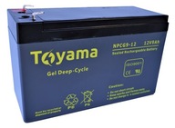 Toyama NPCG 9 12V 9 Ah GEL Deep Cycle gélová batéria