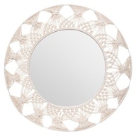 ROUND Dekoratívne nástenné zrkadlo Cotton Loft