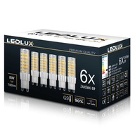 6X G9 LED žiarovka 8W =75W teplá neutrálna studená Premium LEDLUX nebliká 6X G9 LED žiarovka 8W =75W teplá neutrálna studená Premium LEDLUX nebliká