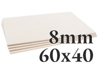 4x Brezová preglejka - 8mm - 600x400 - Iba drevo 4x Brezová preglejka - 8mm - 600x400 - Iba drevo