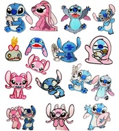 TERMO VYŠÍVANÉ ZÁPLATY STITCH SADA 16 KS TERMO VYŠÍVANÉ ZÁPLATY STITCH SADA 16 KS