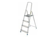 Hliníkový domáci rebrík, 4 stupne, ATREST, 150 kg