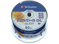 DVD + R Verbatim 8,5 GB X8 Double Layer Print (50