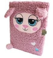 Denník chlpáča s visiacim zámkom A5 96k Cute Lamb Denník chlpáča s visiacim zámkom A5 96k Cute Lamb