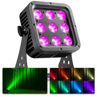 LED 9x8W LED OSVETLENIE DOMÁCI OSVETLENIE IP65 RGBA