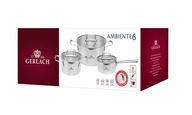 Sada hrncov Gerlach Ambiente 6 ks. Sada hrncov Gerlach Ambiente 6 ks.