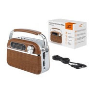 Retro prenosné rádio BLUETOOTH AM/FM/MP3/USB/SD