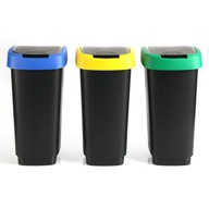 Odpadkový kôš na segregáciu TWIST 3x 25 L Set Odpadkový kôš na segregáciu TWIST 3x 25 L Set