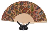 Ručný VENTILÁTOR, drevený, korková látka, FLAMENKO, gypsy oriental Ručný VENTILÁTOR, drevený, korková látka, FLAMENKO, gypsy oriental