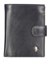Pánska kožená peňaženka PUCCINI MU-1400, čierna