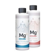 Set Epsom soľ Mg12 + chlorid horečnatý bischofit natural (tekutý) 2l Set Epsom soľ Mg12 + chlorid horečnatý bischofit natural (tekutý) 2l