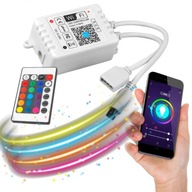 Ovládač pre RGB WiFi LED pásiky pre aplikácie 8A 96W 12V ALEXA s diaľkovým ovládaním Ovládač pre RGB WiFi LED pásiky pre aplikácie 8A 96W 12V ALEXA s diaľkovým ovládaním