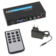 Konvertor VGA VIDEO YPbPr AUDIO na HDMI