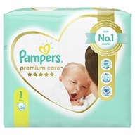 PAMPERS Premium Care plienky Veľkosť 1 - 26ks.