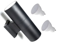 Záhradná nástenná LED lampa + 3W eko žiarovky Záhradná nástenná LED lampa + 3W eko žiarovky