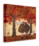 Obraz na plátne Sam Toft Mustards in the Park 40x40cm Obraz na plátne Sam Toft Mustards in the Park 40x40cm