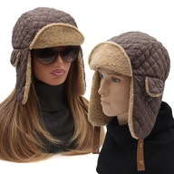 Prešívaná letecká čiapka Ushanka Prešívaná letecká čiapka Ushanka