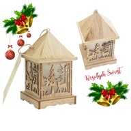 Rorátny lampáš, adventný lampáš, drevený Lucerna + LED lampa 16 CM Rorátny lampáš, adventný lampáš, drevený Lucerna + LED lampa 16 CM