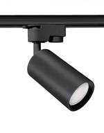 Čierny GU10 LED 1-fázový pásový reflektor