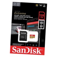 SANDISK MICROSD EXTREME 128 GB UHS-I U3 4K 190/90 MB