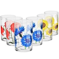 BLOOM poháre Krosno poľské kvety 6x 250ml BLOOM poháre Krosno poľské kvety 6x 250ml
