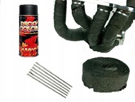 Termoizolačný set, čierny obväz + lak + čelenky Termoizolačný set, čierny obväz + lak + čelenky