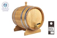 KITALE Dubový sud 20L pálenej moonshine whisky KITALE Dubový sud 20L pálenej moonshine whisky