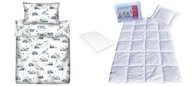 Bavlnené obliečky 160x100 60x40 Jersey paplón 80x160 5 prvkov 056nie Bavlnené obliečky 160x100 60x40 Jersey paplón 80x160 5 prvkov 056nie