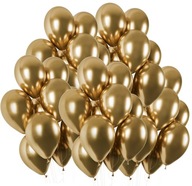 Balóniky Metallic Chróm GLOSSY Lesklý GOLD Zlatá narodeninová svadba 50 ks. Balóniky Metallic Chróm GLOSSY Lesklý GOLD Zlatá narodeninová svadba 50 ks.
