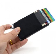 HLINÍKOVÁ PEŇAŽENKA TENKÉ POUZDRO NA RFID KARTU HLINÍKOVÁ PEŇAŽENKA TENKÉ POUZDRO NA RFID KARTU