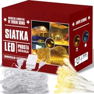 LIGHT NET VIANOČNÉ SVETLÁ LED ZÁCLONY VIANOČNÁ DEKORATÍVNA 3X2M LIGHT NET VIANOČNÉ SVETLÁ LED ZÁCLONY VIANOČNÁ DEKORATÍVNA 3X2M