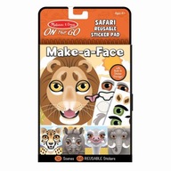 Nálepky s viacerými zvieratami zo safari Nálepky s viacerými zvieratami zo safari