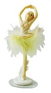 BARBIE BALLERINA figúrka tanečnice žltá torta BARBIE BALLERINA figúrka tanečnice žltá torta