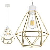 LOFT EDISON Biele zlato LED luster závesné svietidlo LOFT EDISON Biele zlato LED luster závesné svietidlo